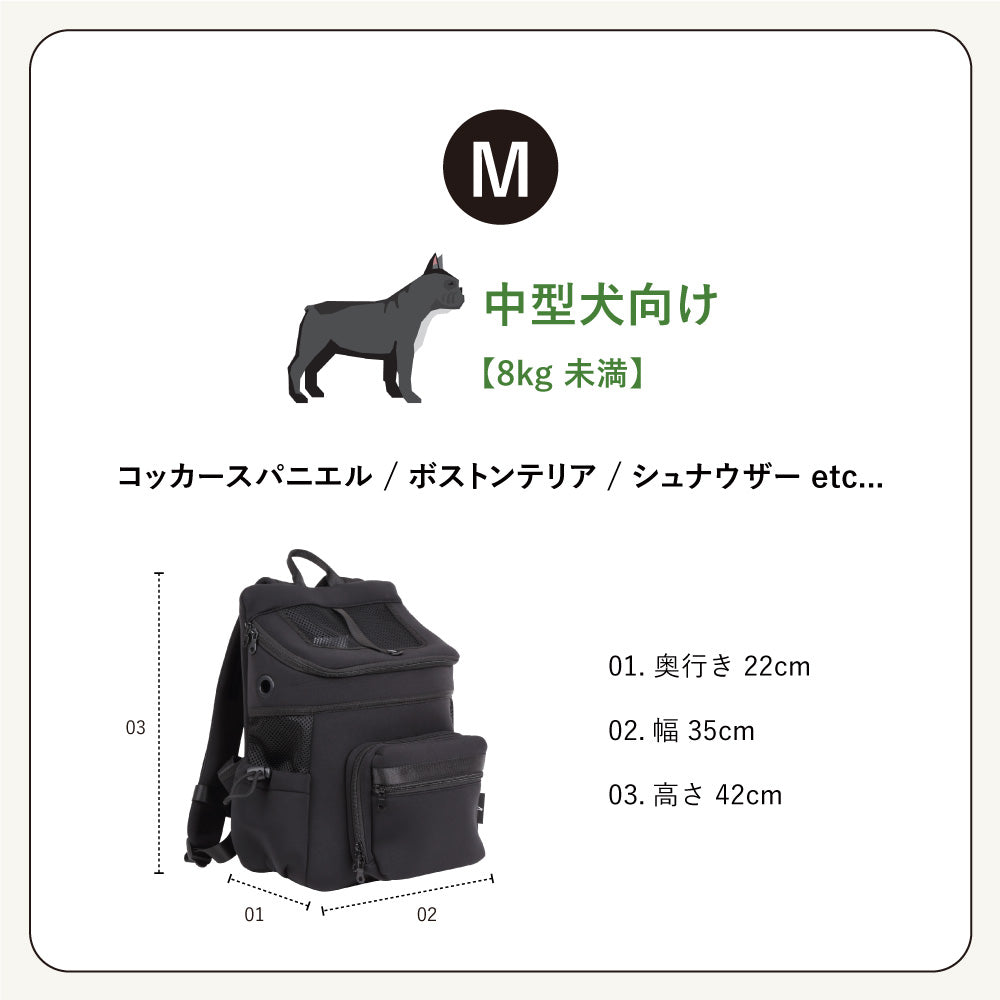 犬用 ネオプレーンバックパックキャリー CITYDOG(シティドッグ ...