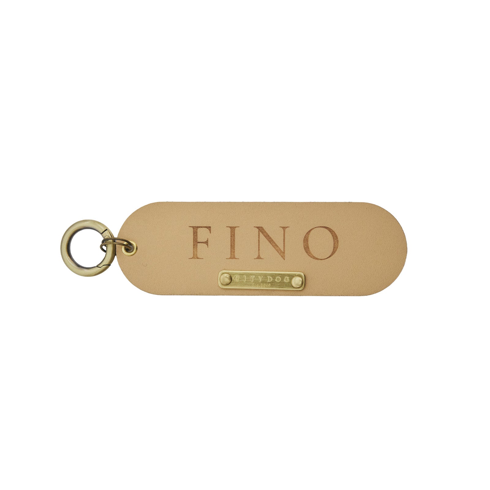 犬用ネームタグ 迷子札 CITYDOG(シティドッグ) LEATHER NAME TAG